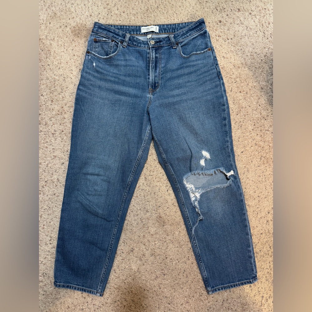 Abercrombie & Fitch | Women Denim Jean Curve Love Mom High Rise 8 Short 29